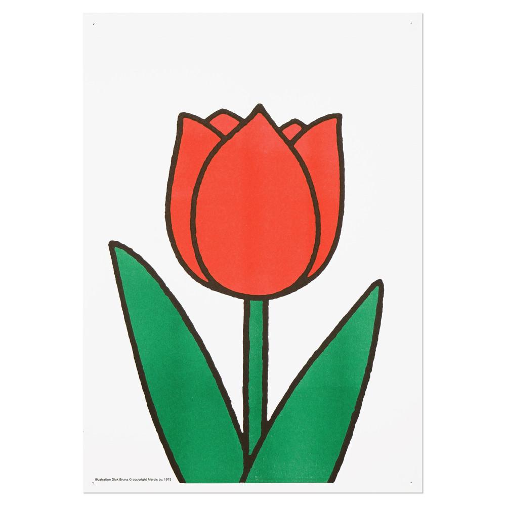 미피와 친구들 리소 A3 포스터 - 튤립