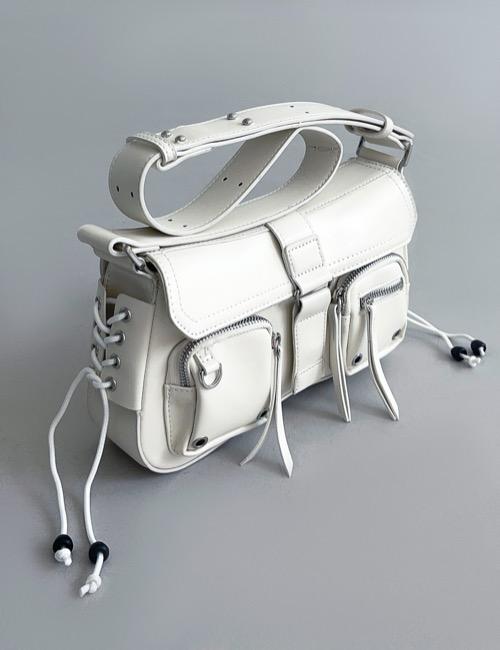 eyelet pocket square bag