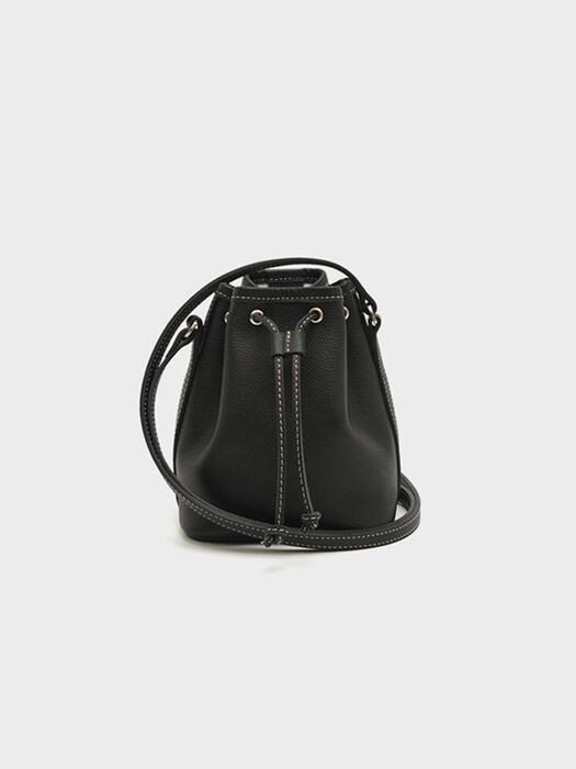 mini bucket bag / black