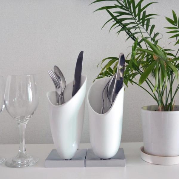 [엠지엠씨] 플루딕 북유럽 물빠짐 수저통 세트