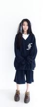 3차★[F.E.E.S] waffle boxy MTM (navy)