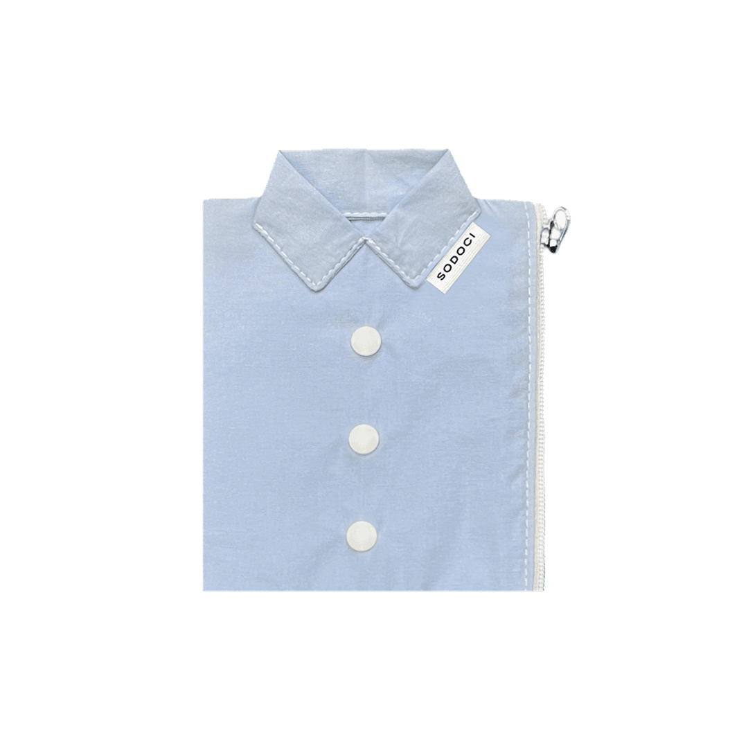 SOLID BLUE SHIRTS POUCH