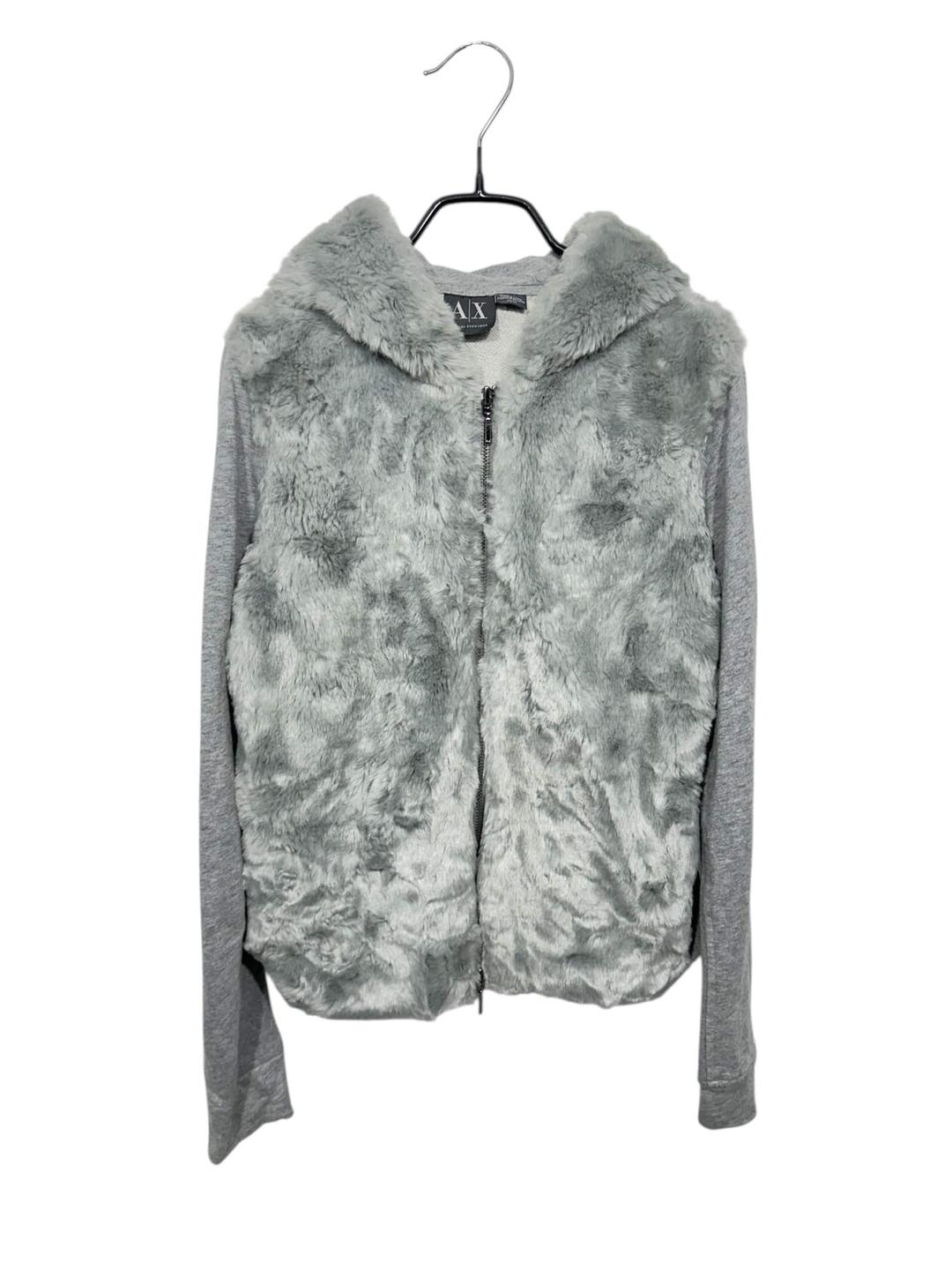 armani exchange fur hoody (-7)