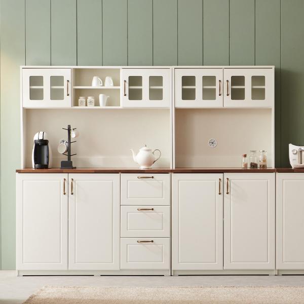 와우 홈카페수납장 다용도 주방수납장 부엌장 카페장 800 1200