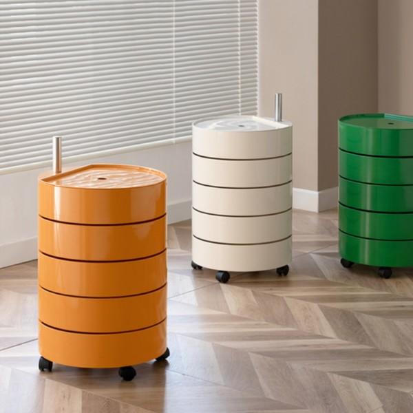 바이소 Byso 비라인 원형 트롤리 마지스 보비 이동식 웨건 카트