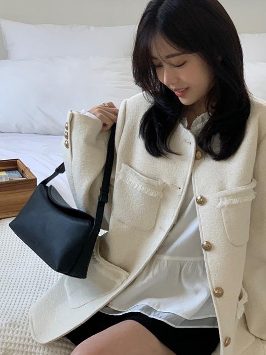 [주미니 PICK] Flap leather bag TIFA02AH03_Black