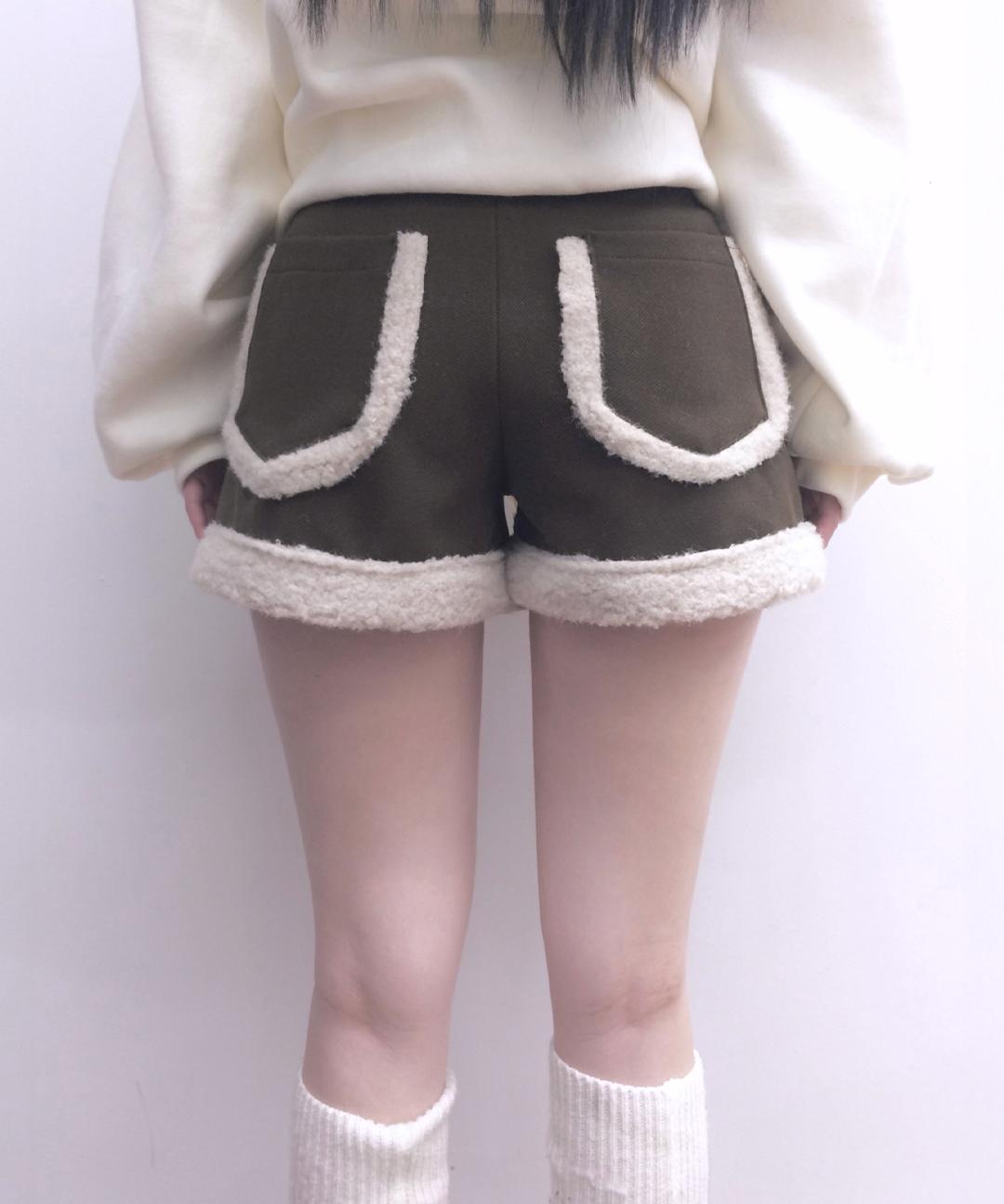 미고 curly shorts (2colors)