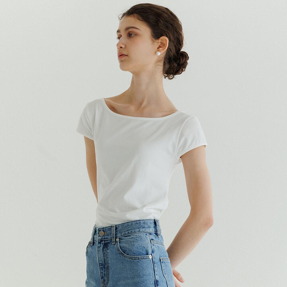 [9차 리오더] Julie t-shirt (Ivory)