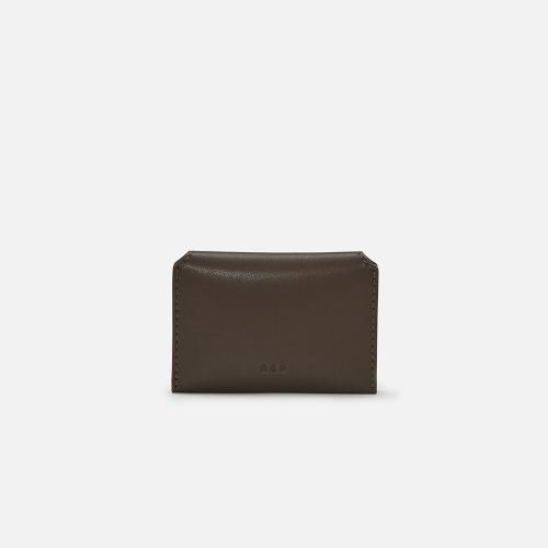 Nuda Card holder Burnt mocha