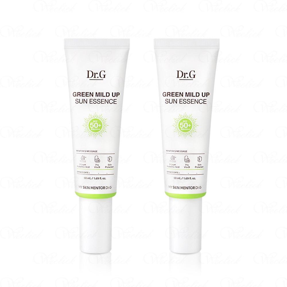 닥터지 그린 마일드 업 선 에센스 50ml(SPF50+) 저자극 수분 에센스 선크림 1+1