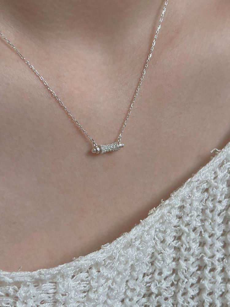 (silver925) Meets cupic necklace