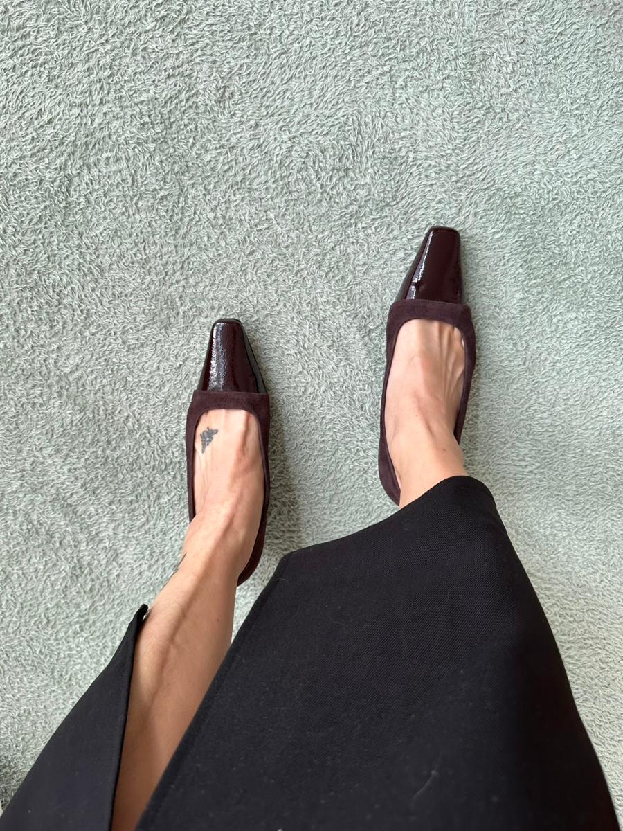 PONY KITTEN HEEL PUMPS