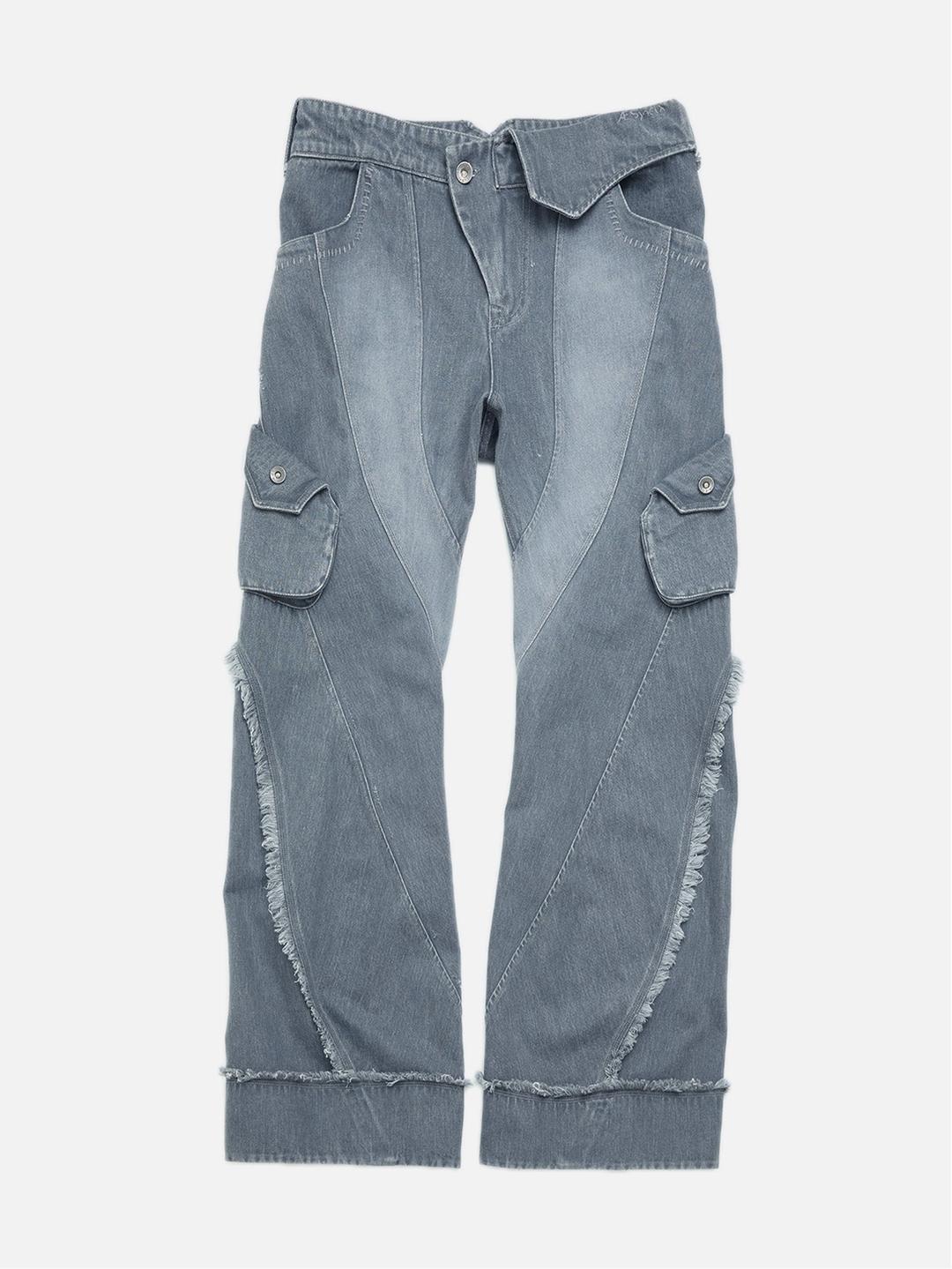 WIDE PANTS - S / COOL GREY