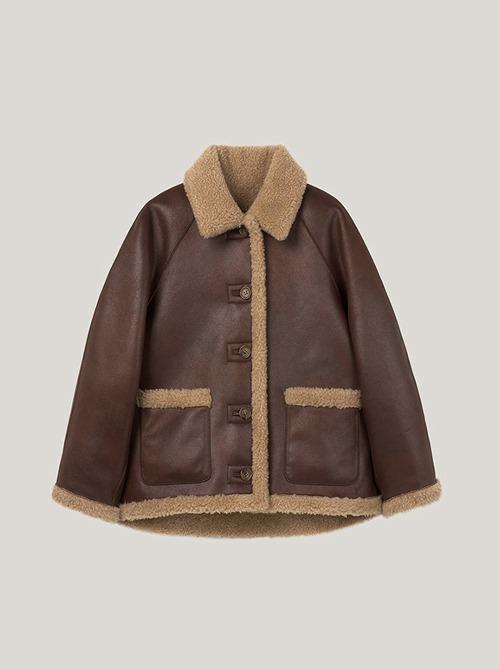 (15% off) Panna Shearing Jacket (Brown)