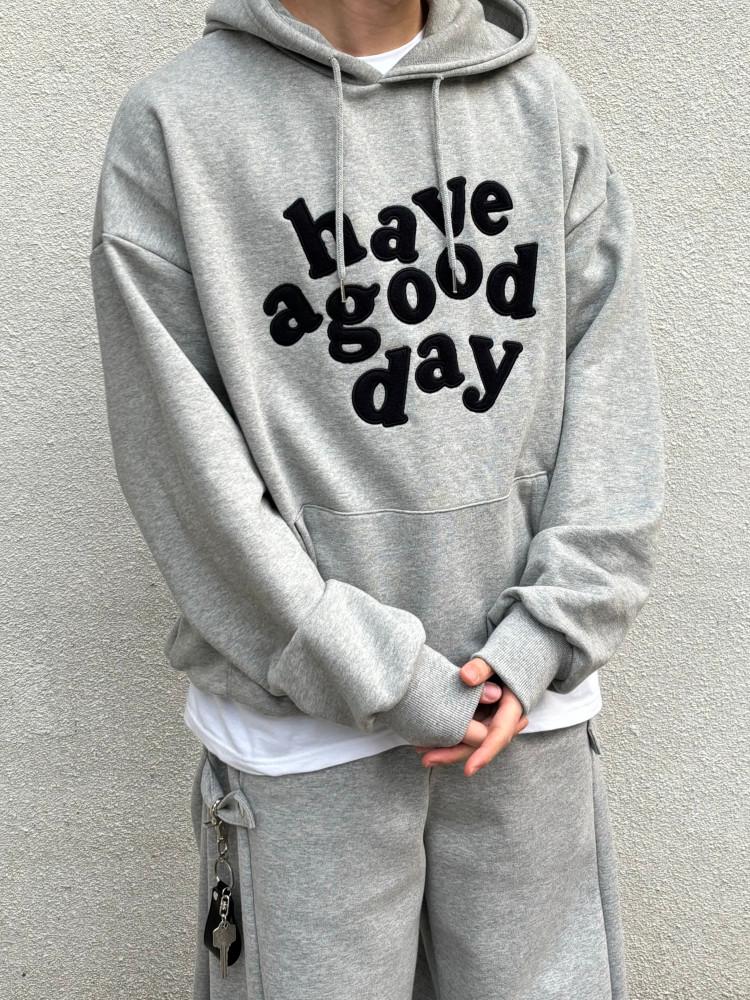 여성피팅)굿데이 남녀공용 후드티 2C