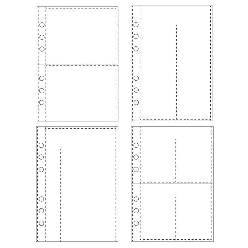 6공 포토카드 화일속지 A5 10매입 고투명 포카 리필 바인더 앨범