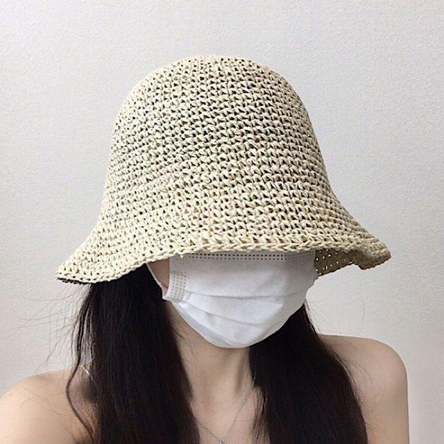 [1+1할인/당일출고] 우디 밀짚 지사 벙거지 - 남녀공용 여자 봄 여름 가을 버킷햇 모자 빅사이즈 데일리 버킷햇 비니 여행