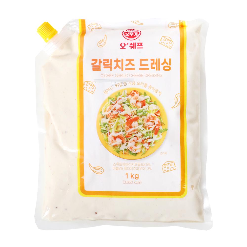 오쉐프 갈릭치즈드레싱 1kg/오뚜기
