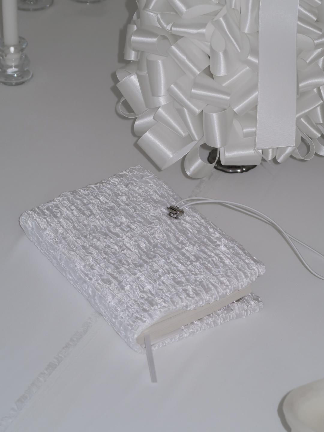 Signature Book Cover - Milky White