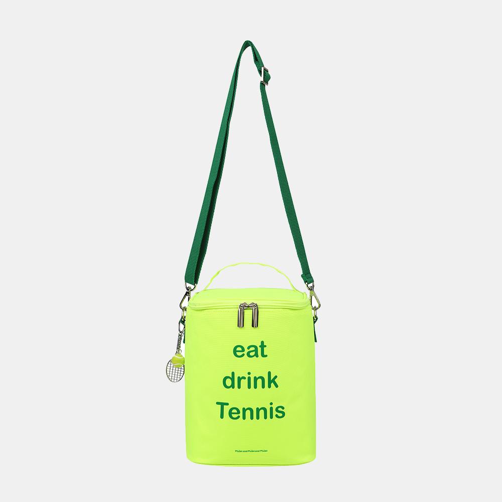 tennis tote bag (보온/보냉백) - neon yellow