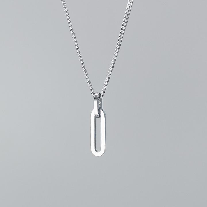 스퀘어 프레임 목걸이