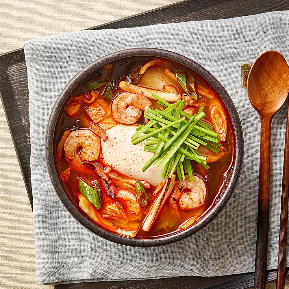 해물짬뽕순두부 1,410g (2인분) 쿠킹박스 밀키트
