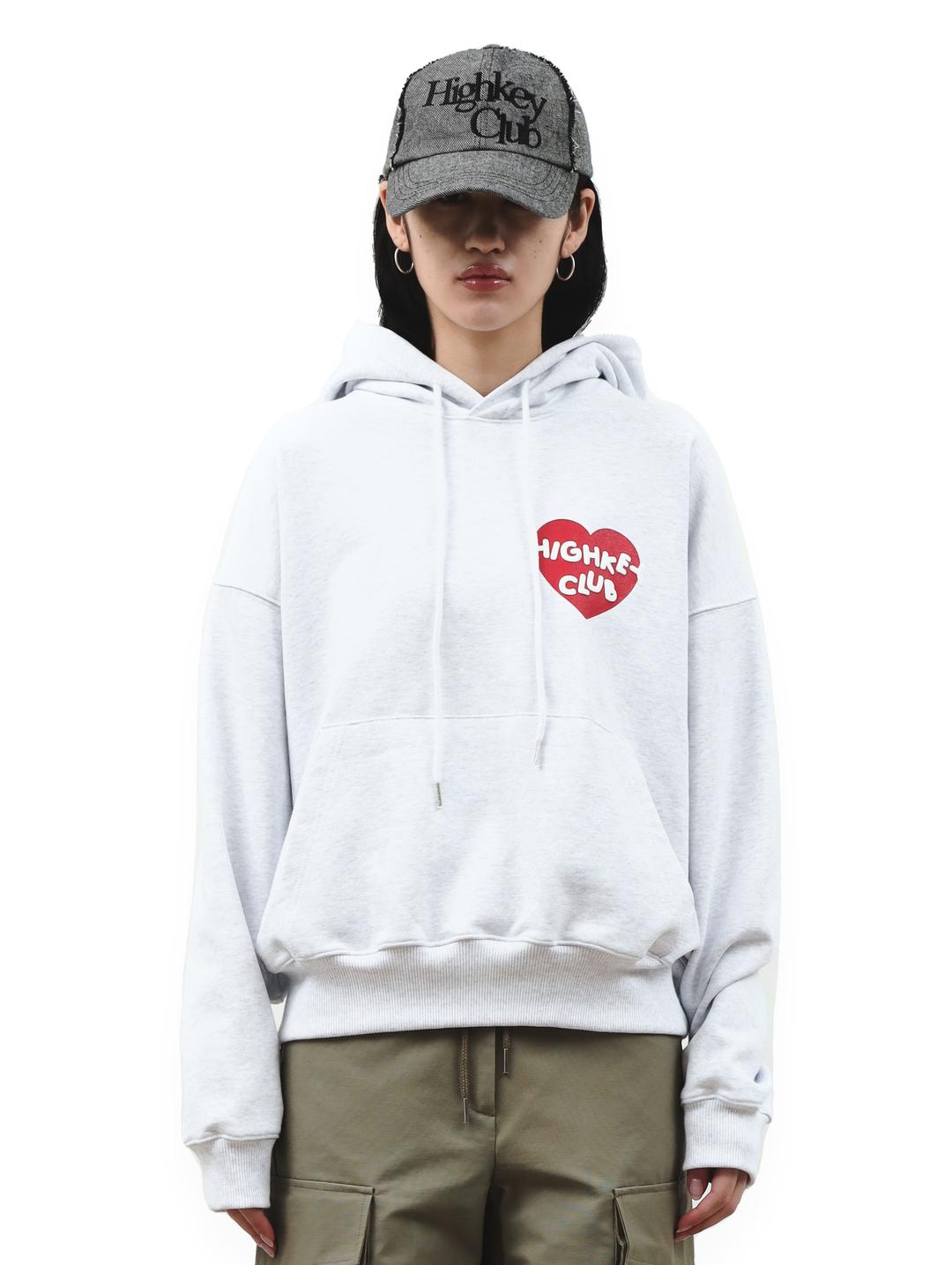LOVE HOODIE .Melange