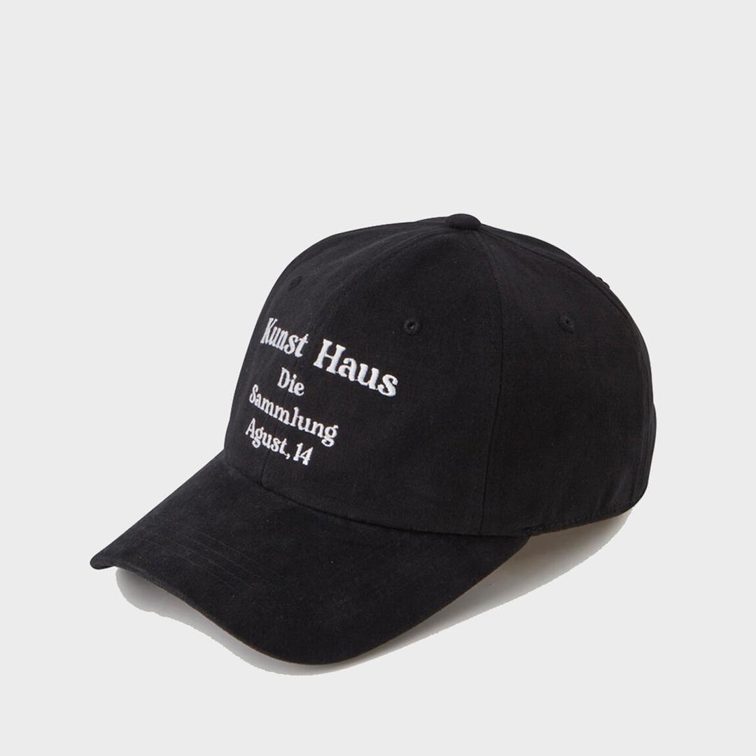 Pigment Washed Cotton Ball Cap / Kunst Black