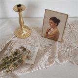 코마스나인 레이스 테이블보 린넨 식탁보 빈티지 협탁보 덮개 S