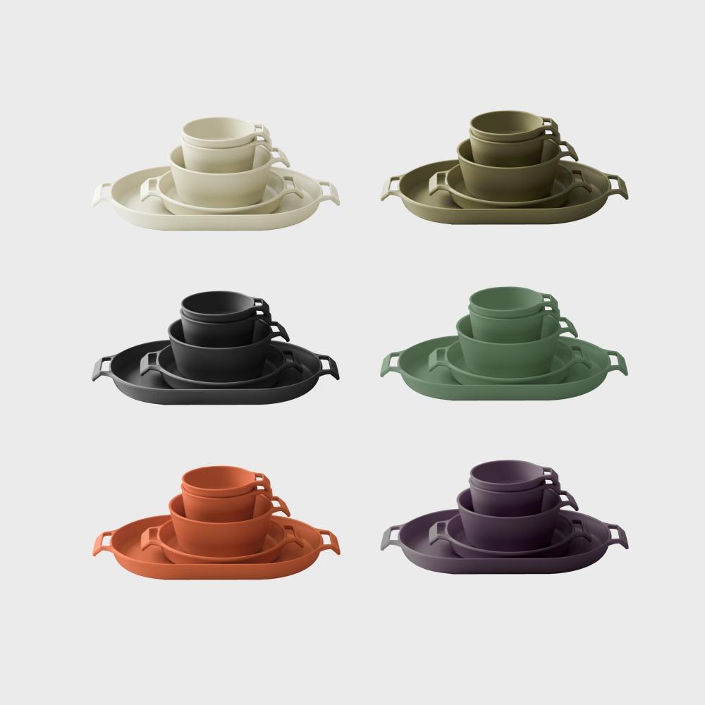 캠핑 식기 5p 세트 6color