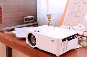 [단독특가] BT1500 가정용 영화용 휴대용 원룸 스마트폰 가성비 미러링 미니빔프로젝터