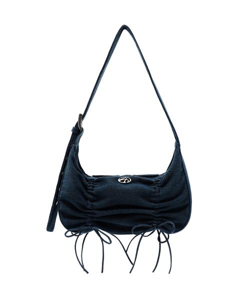 DENIM MINI SHOULDER BAG DEEP BLUE