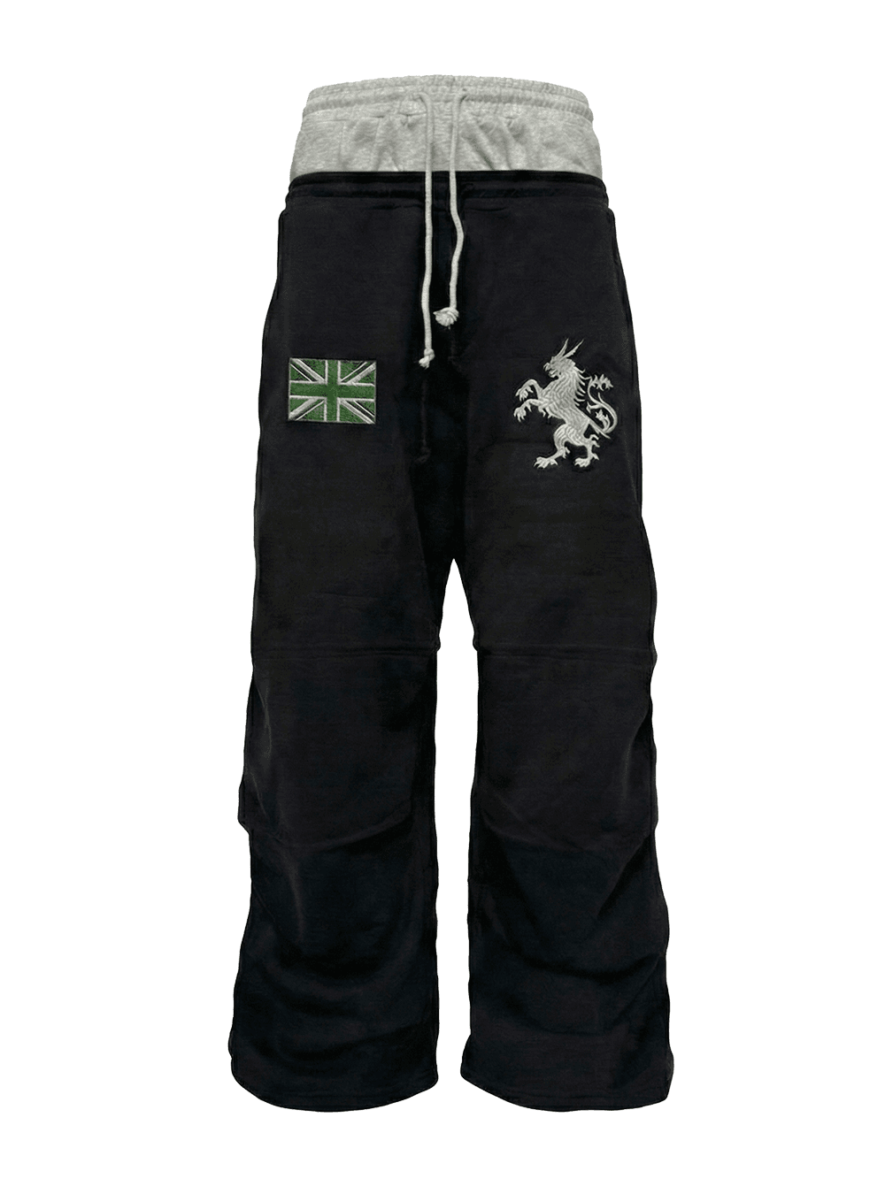 Shadow Crest Wide Sweatpants