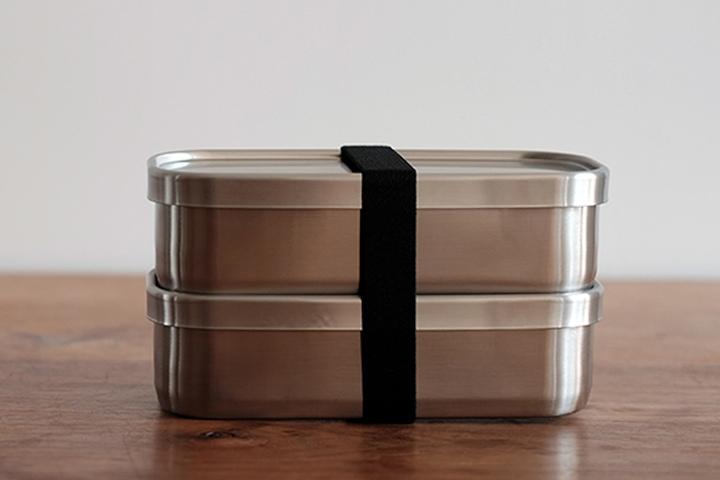 아이자와공방 스테인레스 도시락 (직사각형 2단)