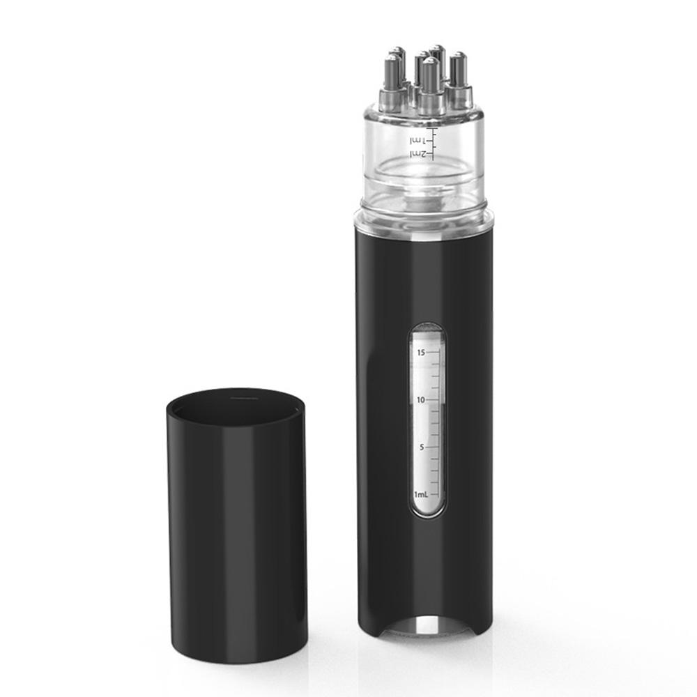 메이리앤 헤어토닉 도포기 두피관리 미녹시딜 마이녹실 호환 탈모 예방 영양제 두피앰플 투입 어플리케이터, 블랙, 1개