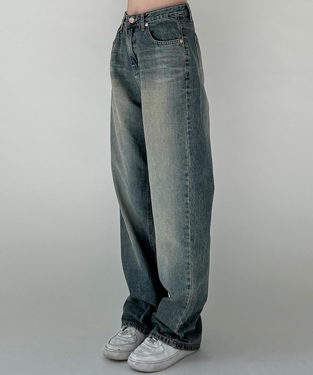 리뉴 워싱 데님 팬츠