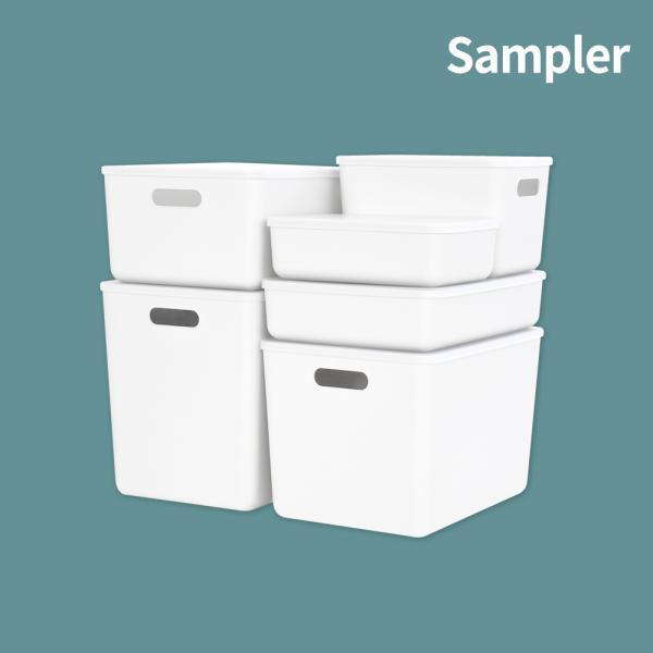 샘플키트 팬트리 수납함 펜트리 수납 정리 함 다용도 아기 옷 장난감 바구니 박스