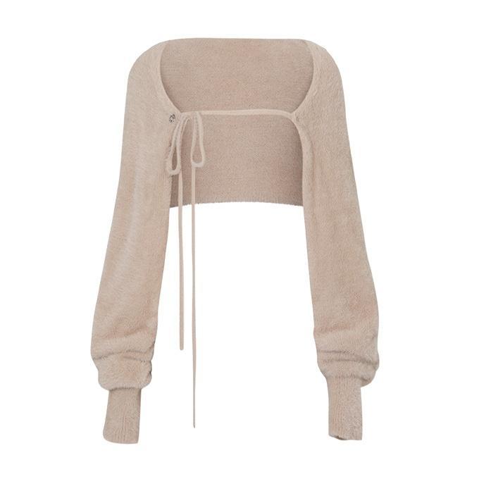 PETAL BOLERO beige [9월25일 예약 배송]