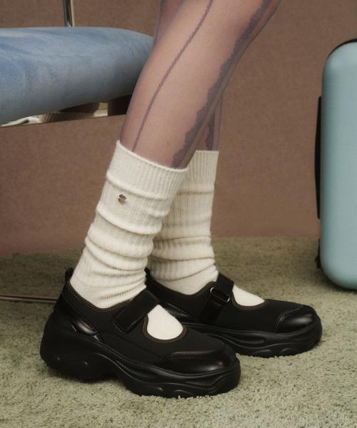 로미타 플랫폼 글로시 메리제인 FLOTEA3W37