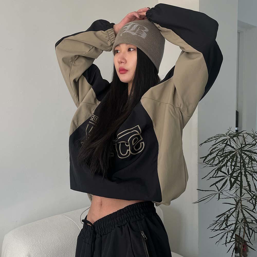 [Unisex] Force V neck sweat shirt (3 color) / 기모안감