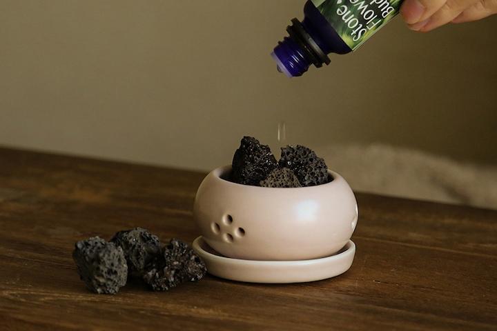 돌담 도자기+디퓨저 리필액 20ml+조각스톤리드 (택1)