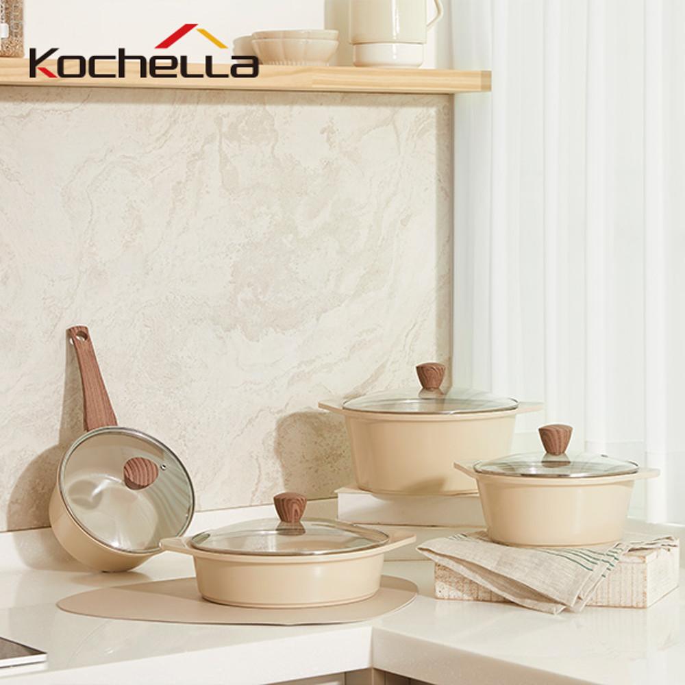 코첼라 루나 인덕션 IH 세라믹 코팅 냄비 4종 택일 편수18 양수20 24 전골24cm : 가이타이너