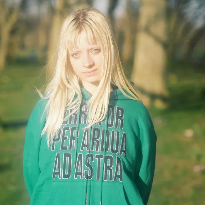 Ad Astra Applique 2way Hoodie Zip Up Green