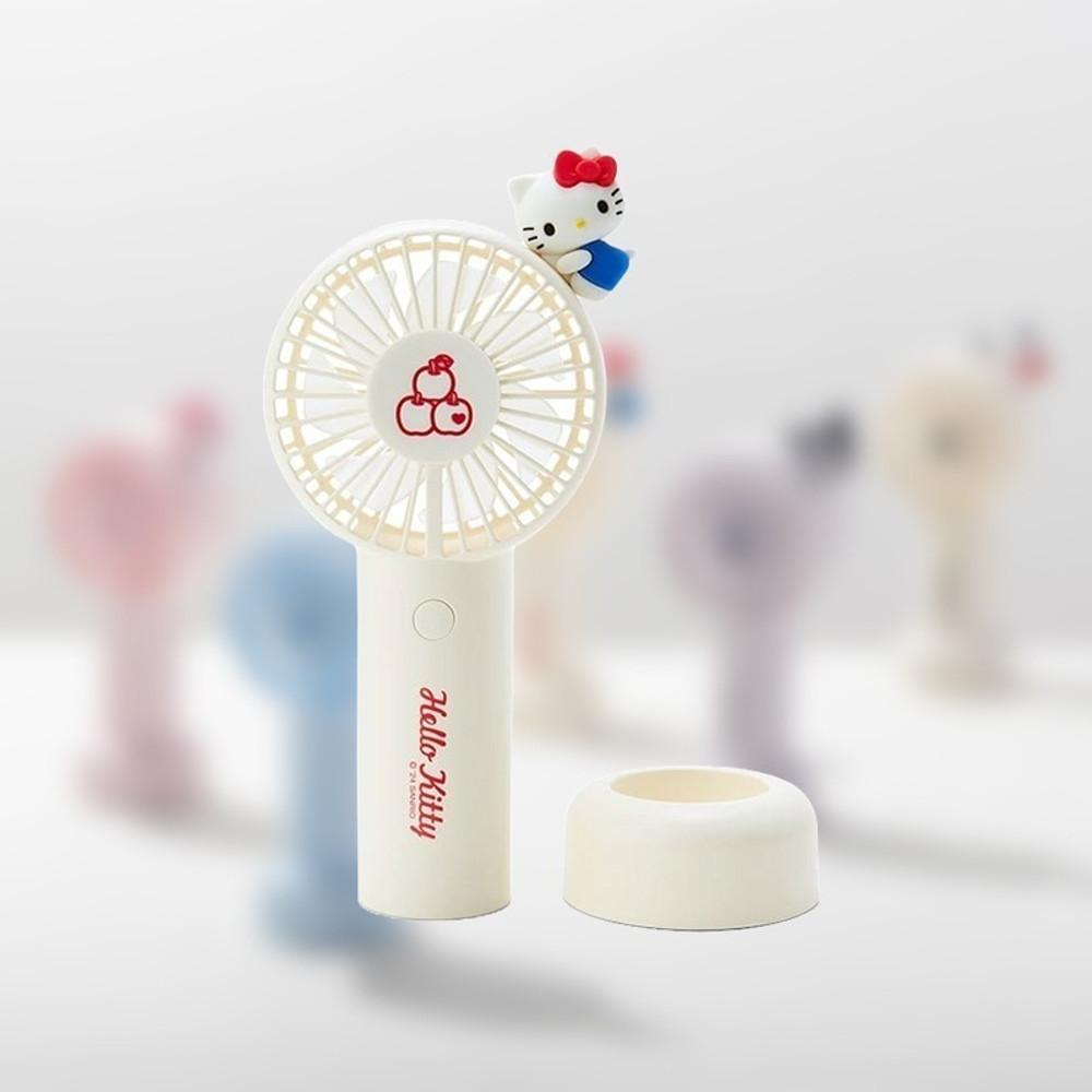 산리오 휴대용 미니 핸디 선풍기 헬로키티