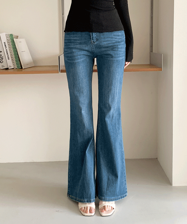 퍼빗 [최다코디] 베이스 실루엣 부츠컷 데님팬츠 - 3color