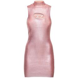 23SS DIESEL 디젤 MARCEY 마시 로고 코팅 니트 미니 드레스