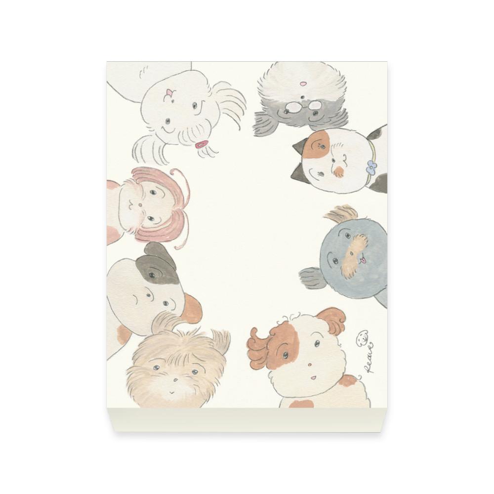 '정신이 들개' 떡메모지