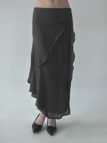 LUF SILK GRAY SKIRT