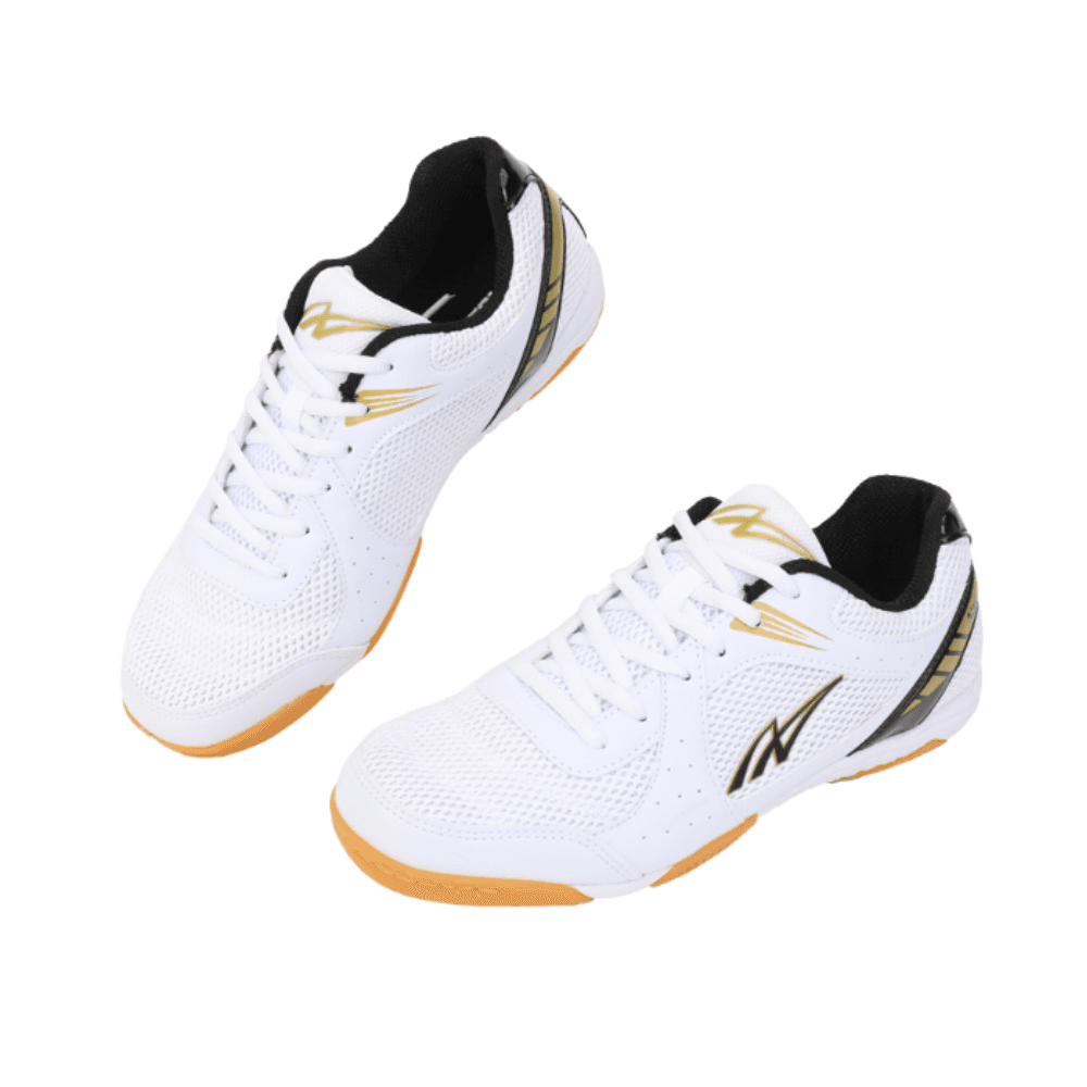 낫소 탁구화 남성 여성 배드 민턴화 신발 배구화 인도어 운동화 화이트