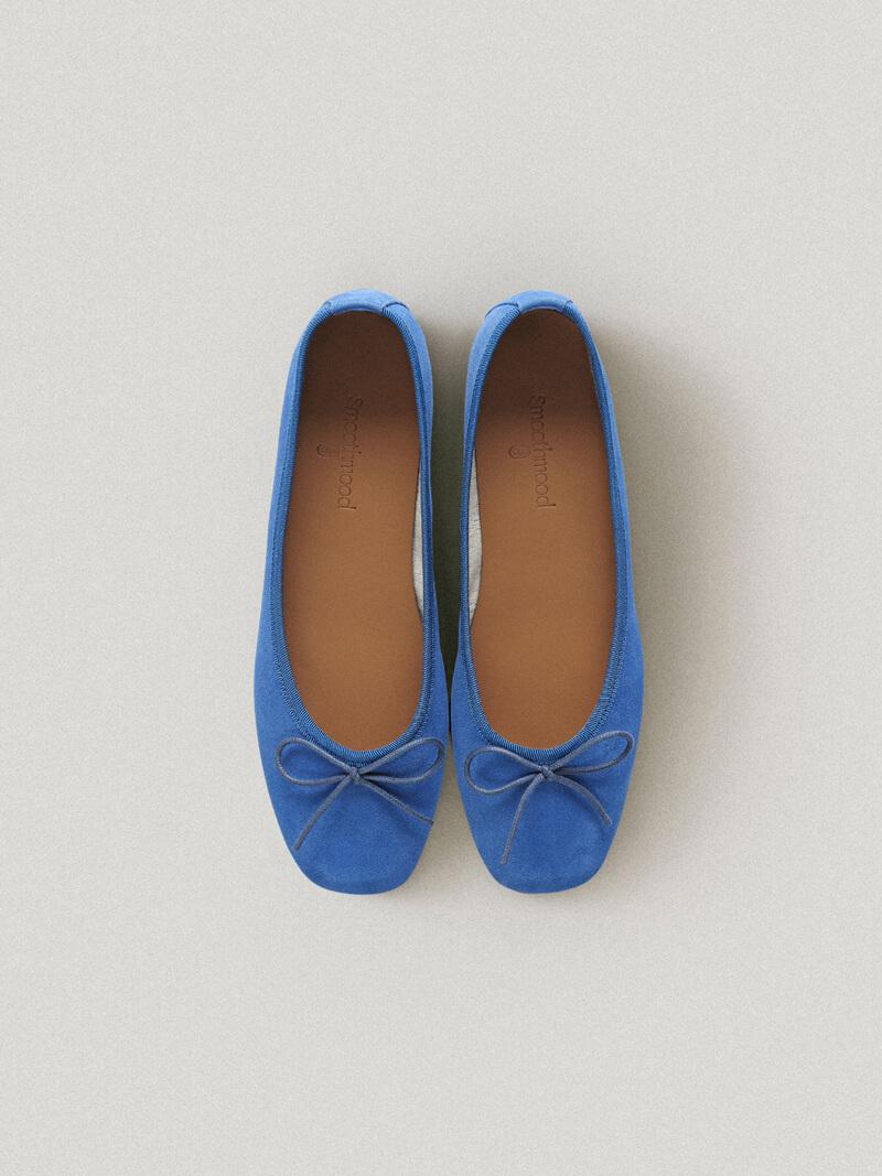 Blue Bean Ballet Flat (Vibram Sole)